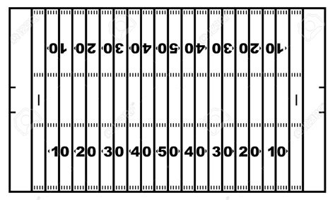 Printable Football Field Black And White